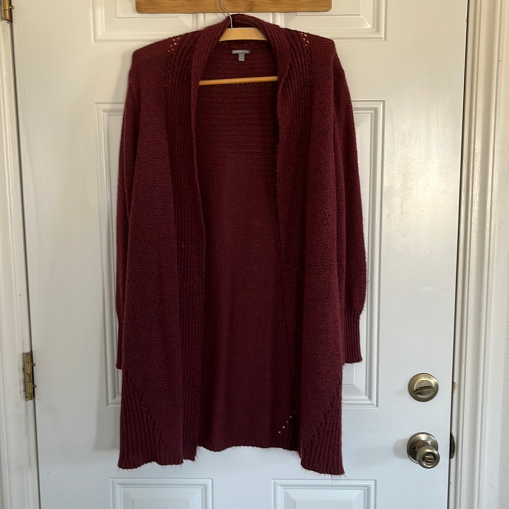 Charlotte Russe oversized sweater, Maroon color, Size M.